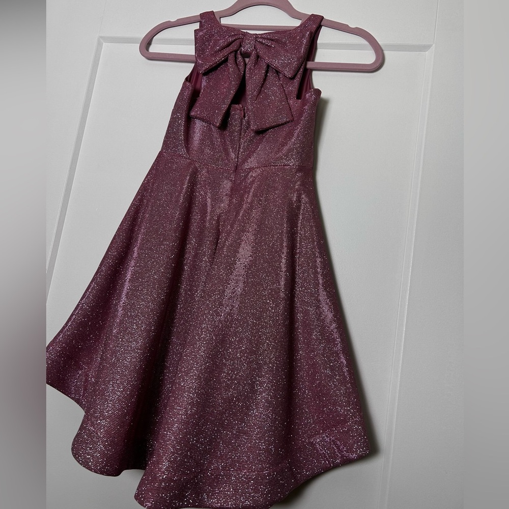 Iris & Ivy Glittering Purple Kids Dress